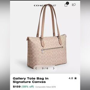 LIKE NEW Coach Tote